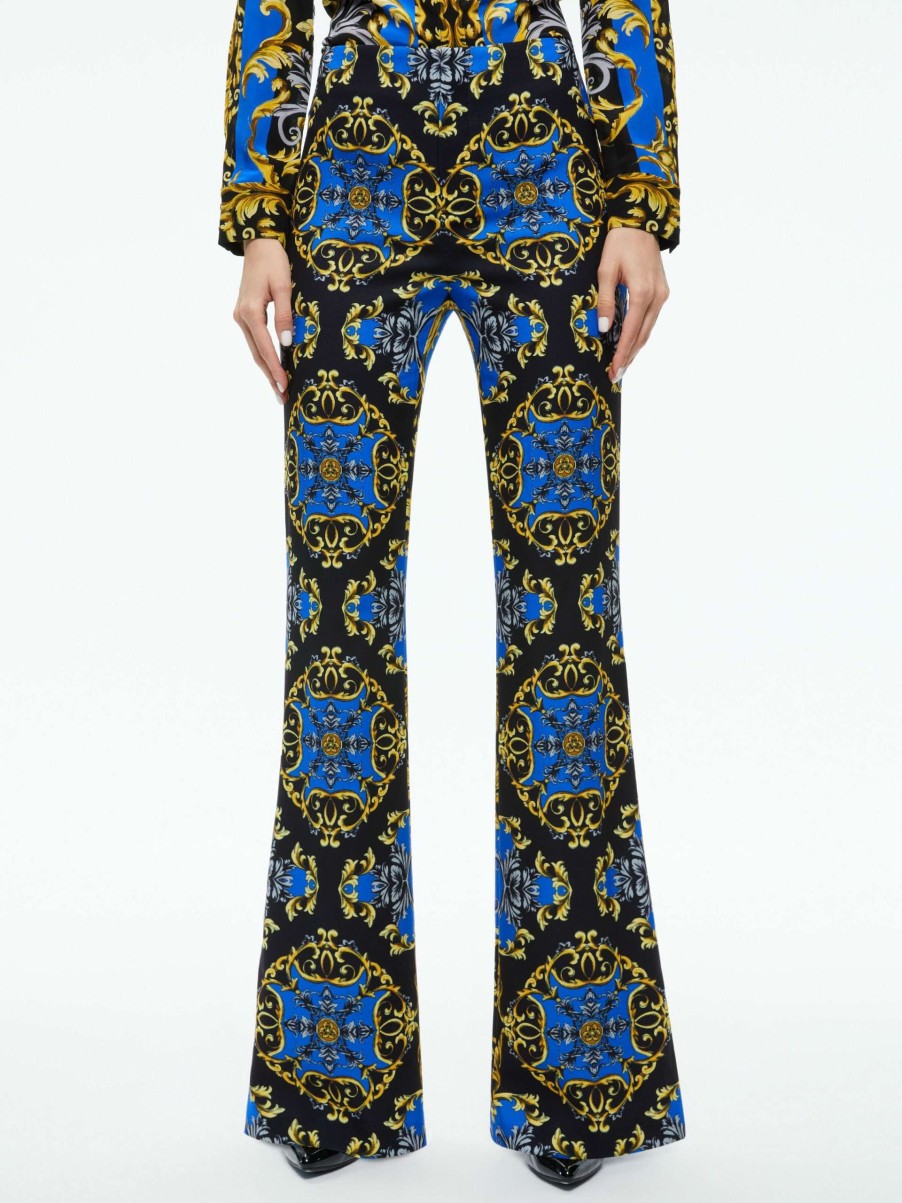 Pants * | Teeny Fit Flare Bootcut Pant Alice And Olivia Featured