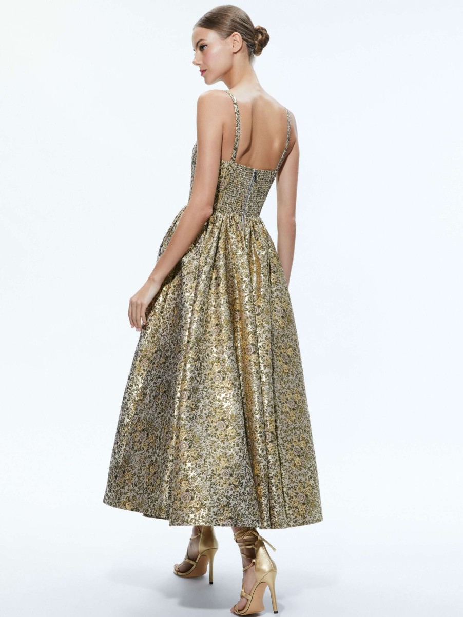 Dresses * | Fay Midi Dress Alice And Olivia Less Expensive