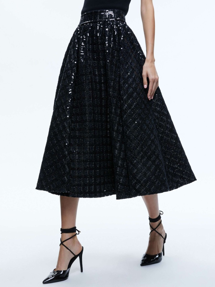 Skirts * | Nilda Voluminous Skirt Alice And Olivia Large Choice