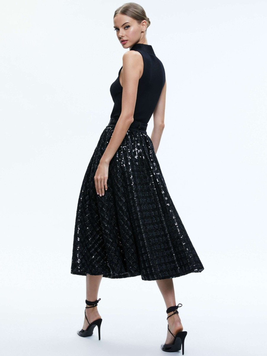 Skirts * | Nilda Voluminous Skirt Alice And Olivia Large Choice