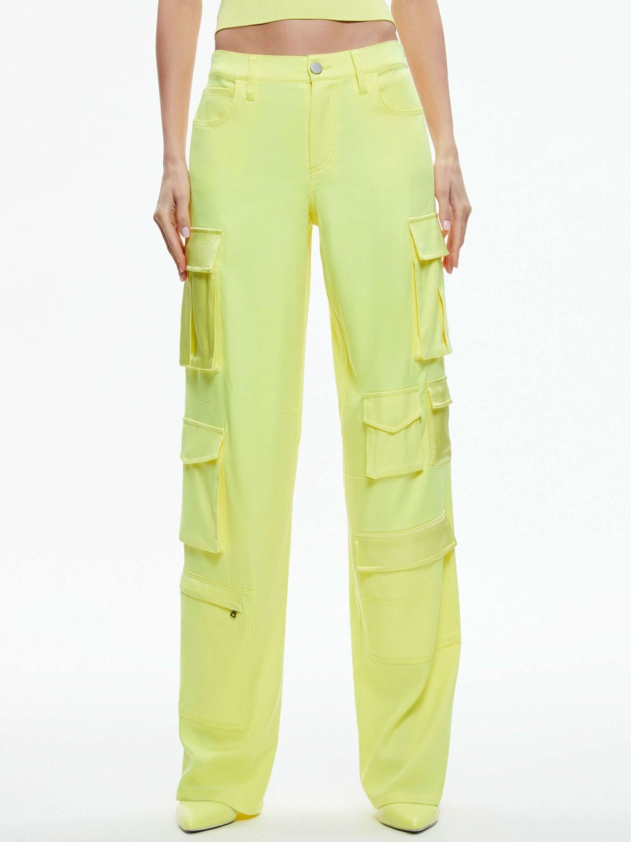 Pants * | Luis Cargo Pant Alice And Olivia Exclusive