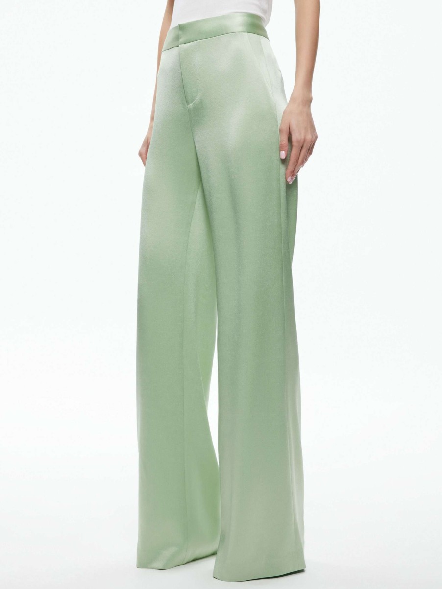 Pants * | Deanna High Waisted Bootcut Pant Alice And Olivia Less Expensive