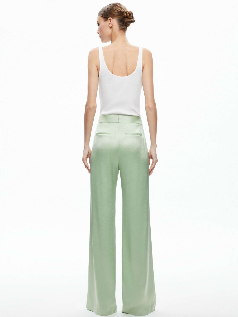 Pants * | Deanna High Waisted Bootcut Pant Alice And Olivia Less Expensive