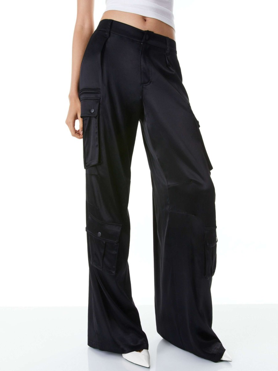 Pants * | Joette Low Rise Cargo Pant Alice And Olivia Less Expensive