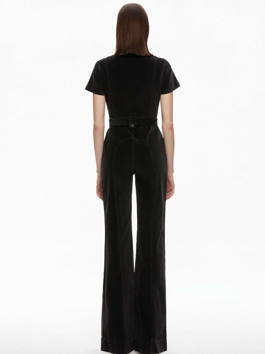 Jumpsuits * | Gorgeous Wide Leg Jumpsuit Alice And Olivia Less Expensive