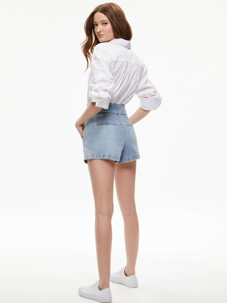 Shorts * | Donald Jean Short Alice And Olivia Free Delivery