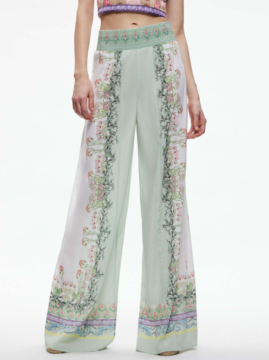 Pants * | Alabama Palazzo Pant Alice And Olivia Less Expensive