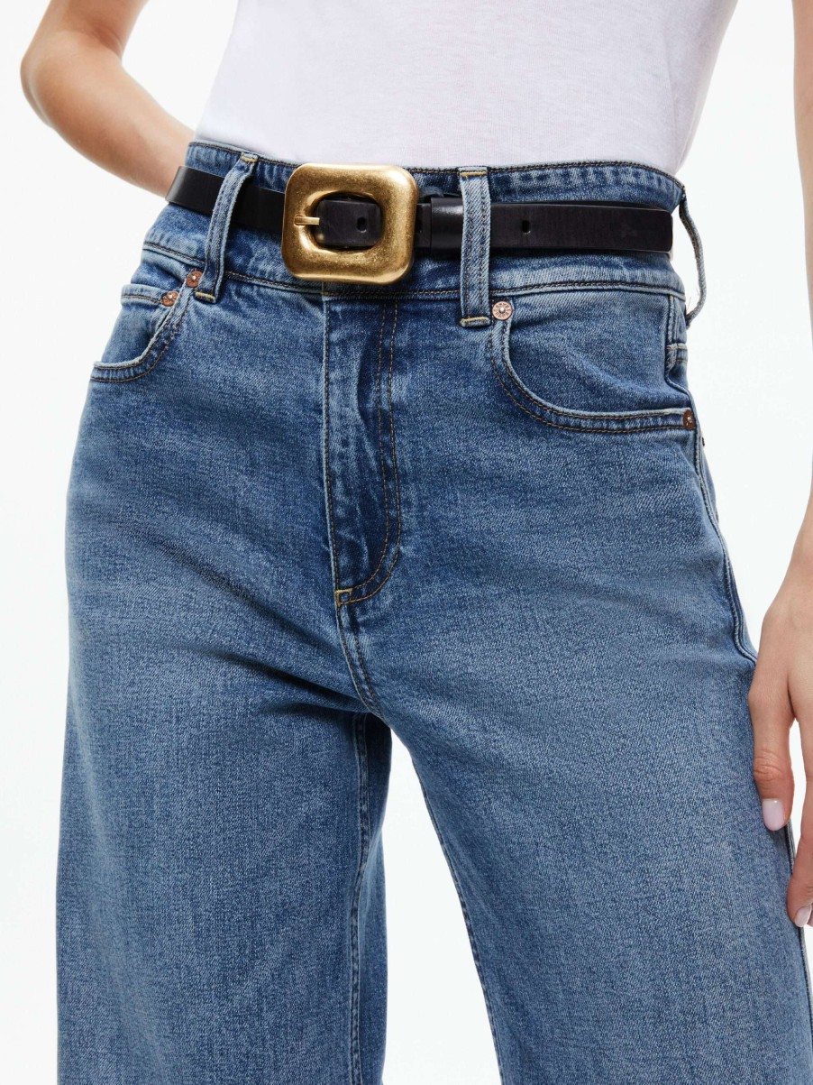 Accessories * | Letty Buckle Belt Alice And Olivia 100% Guarantee