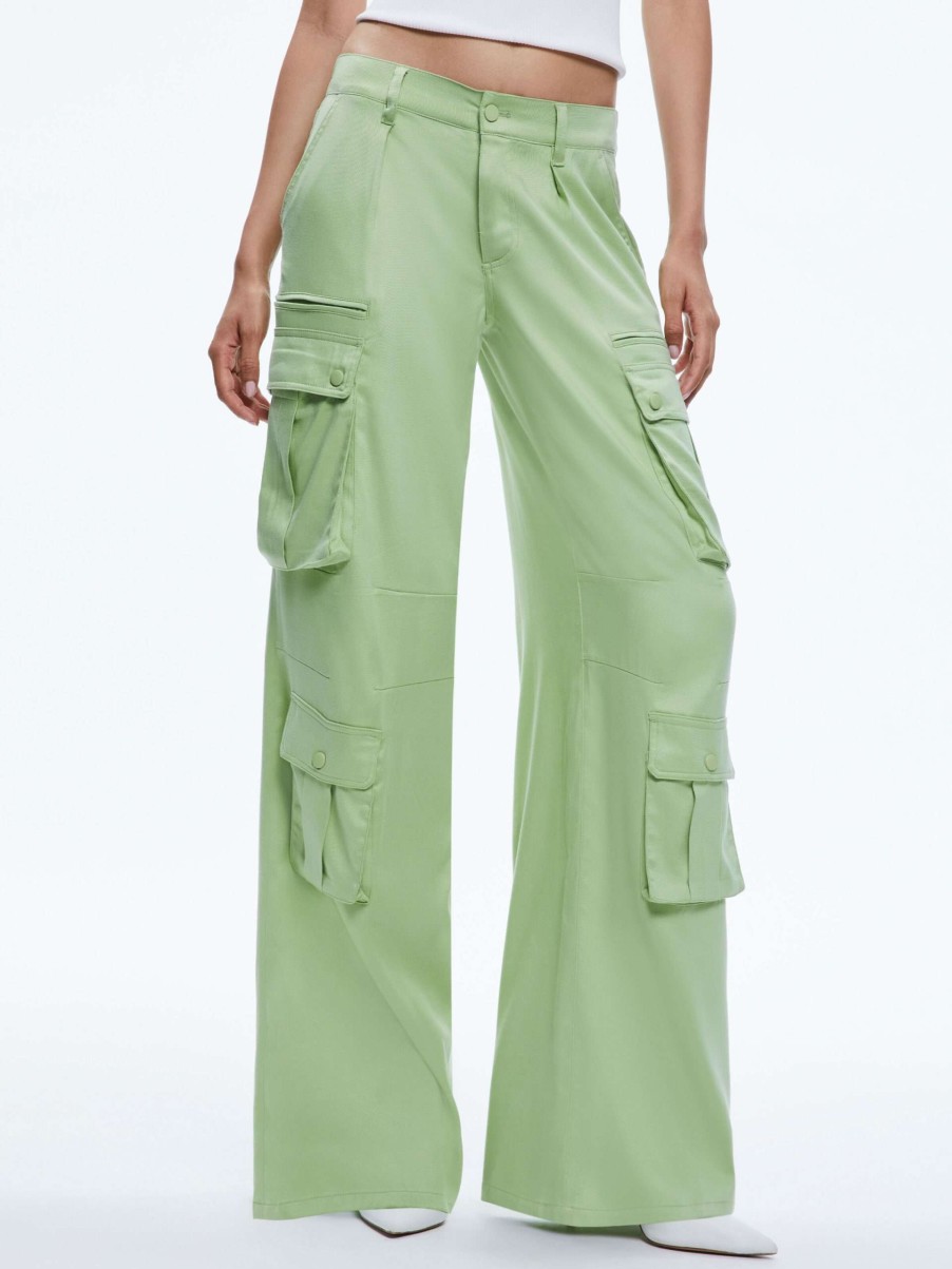 Pants * | Joette Cargo Pant Alice And Olivia Excellent Quality